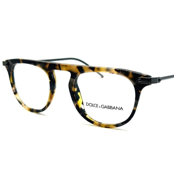 NEW DOLCE & GABBANA DG 3318 3141 Havana Men Frame RX 48mm 20 145 - Picture 1 of 8